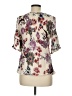 BILA 100% Rayon Ivory Short Sleeve Blouse Size M - photo 2