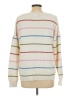 In February Stripes White Pullover Sweater Size L - photo 2