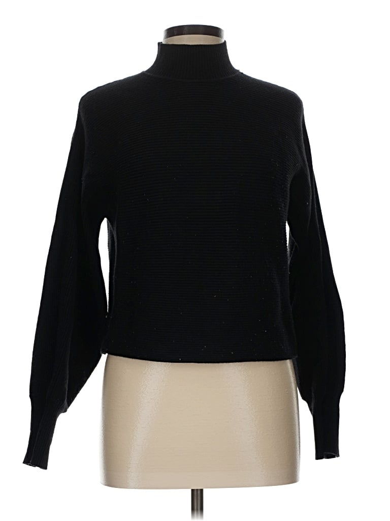 Pre-owned Zara Turtleneck Sweater In Black