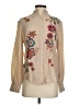 Johnny Was Tan Long Sleeve Blouse Size S - photo 1