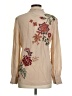 Johnny Was Tan Long Sleeve Blouse Size S - photo 2