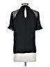 Bird 100% Polyester Black Short Sleeve Blouse Size S - photo 2