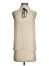 Pink Owl Ivory Sleeveless Blouse Size S - photo 1