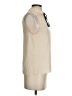 Pink Owl Ivory Sleeveless Blouse Size S - photo 4