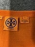 Tory Burch 100% Wool Orange Wool Pullover Sweater Size L - photo 7