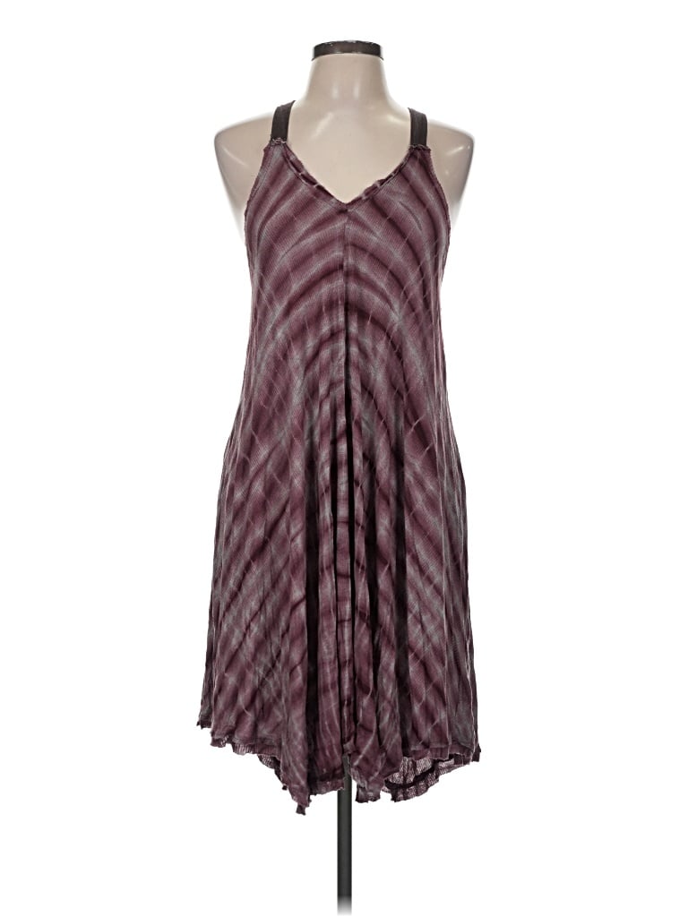 Pre-owned Ecote Casual Dress In Burgundy