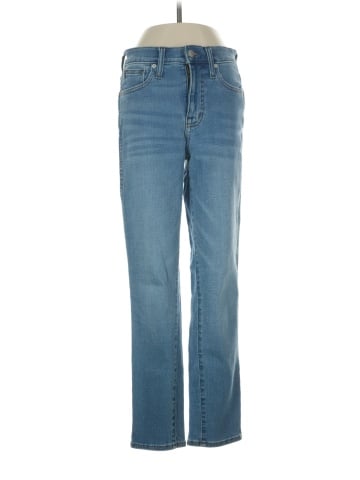 Madewell Mid-Rise Stovepipe Jeans in Skyford Wash (view 1)