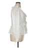 MICHAEL Michael Kors 100% Polyester Ivory Long Sleeve Blouse Size XL - photo 4