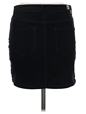 Black Label by C'est Toi Denim Skirt (view 2)