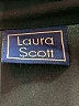 Laura Scott 100% Polyester Black 3/4 Sleeve Blouse Size 20W - photo 7
