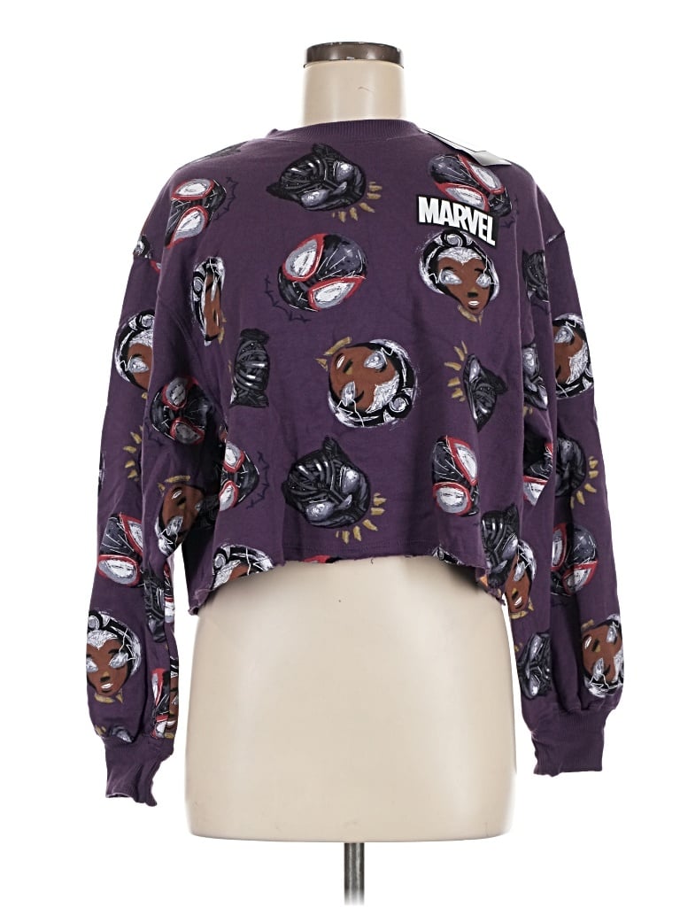 Marvel Long Sleeve Turtleneck In Purple