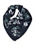 Unbranded Floral Black Scarf One size - photo 1