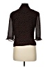 Jessica Howard 100% Polyester Animal Print Brown 3/4 Sleeve Blouse Size 6 - photo 2