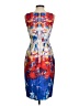Milly Print Blue Cocktail Dress Size 2 - photo 2