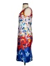 Milly Print Blue Cocktail Dress Size 2 - photo 5
