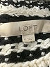 Ann Taylor LOFT Houndstooth Ivory Turtleneck Sweater Size M - photo 7
