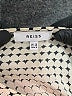 Reiss 100% Viscose Houndstooth Ivory Long Sleeve Blouse Size 6 - photo 7