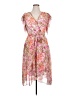 DKNY 100% Polyester Paisley Pink Cocktail Dress Size 14 - photo 1