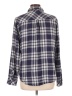 Rails 100% Rayon Plaid Blue Long Sleeve Button-Down Shirt Size L - photo 2