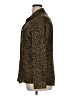 MICHAEL Michael Kors 100% Polyester Animal Print Brown Long Sleeve Blouse Size 14 - photo 5