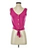 Elodie Pink Sleeveless Blouse Size S - photo 1