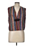 Doncaster Collection Stripes Multi Color Gold Vest Size L - photo 1