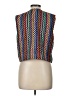 Doncaster Collection Stripes Multi Color Gold Vest Size L - photo 2