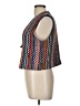 Doncaster Collection Stripes Multi Color Gold Vest Size L - photo 5