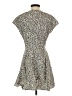 H&M Animal Print Silver Casual Dress Size XS - photo 2