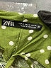 Zara Green Cocktail Dress Size S - photo 4