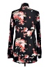 Ecowish Floral Black Blazer Size L - photo 2