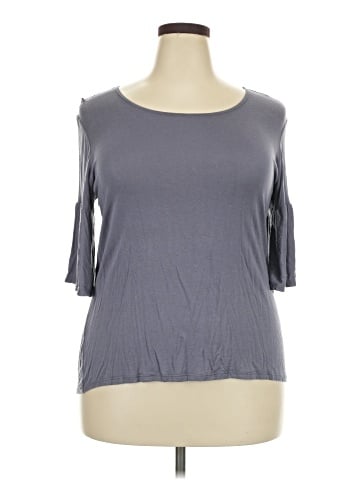 Double Take 3/4 Sleeve Top (view 1)