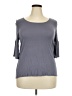 Double Take Gray 3/4 Sleeve Top Size XXL (estimated) - photo 1