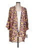Lularoe 100% Polyester Purple Kimono Size L - photo 1