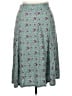 Gap Floral Teal Casual Skirt Size 14 - photo 2