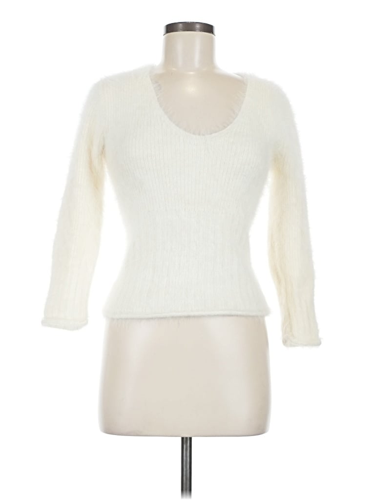 Pre-owned Express Pullover Sweater In Ivory