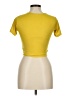 Unbranded Yellow Short Sleeve Top Size M - photo 2
