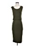 Leith Solid Green Casual Dress Size S - photo 1