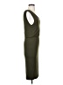 Leith Solid Green Casual Dress Size S - photo 4