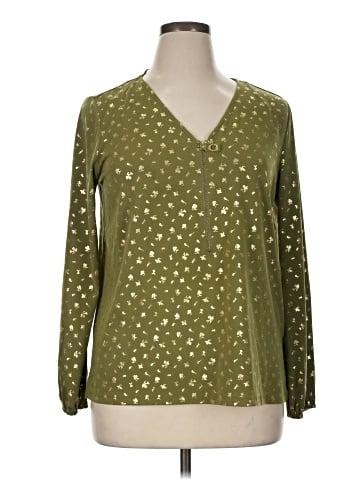 MICHAEL Michael Kors Long Sleeve Blouse (view 1)