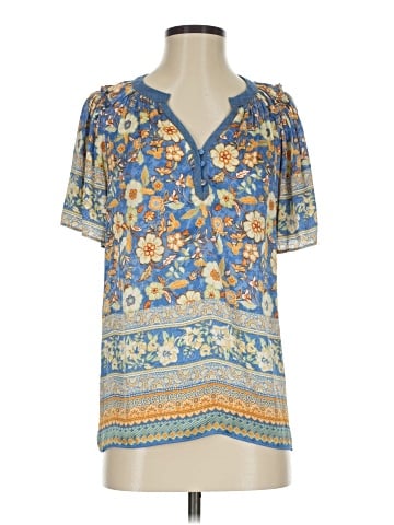 Current Air Short Sleeve Blouse (view 1)