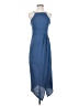 Dee Elly Solid Blue Cocktail Dress Size P (estimated, petite) - photo 1