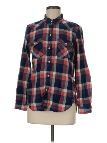 American Eagle Outfitters Long Sleeve Button-Down Shirt (view 1)
