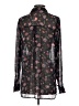 Hollister Floral Black Long Sleeve Blouse Size XS - photo 2
