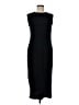 Universal Thread 100% Cotton Solid Black Cocktail Dress Size 8 - photo 1