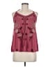 Maurices 100% Polyester Burgundy Sleeveless Blouse Size M - photo 1