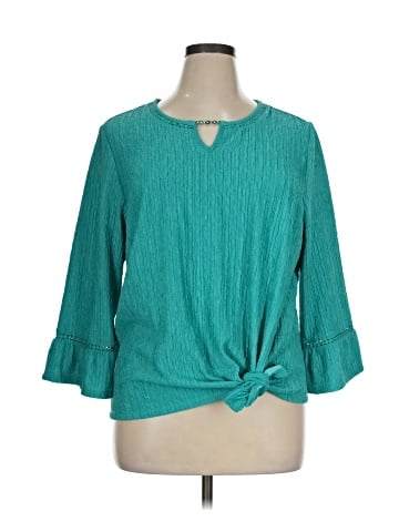 Alfred Dunner 3/4 Sleeve Top (view 1)
