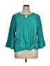 Alfred Dunner Teal 3/4 Sleeve Top Size XL - photo 1