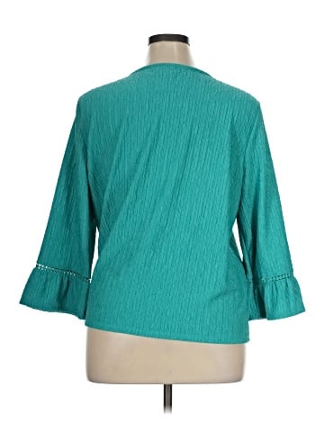 Alfred Dunner 3/4 Sleeve Top (view 2)