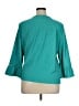 Alfred Dunner Teal 3/4 Sleeve Top Size XL - photo 2